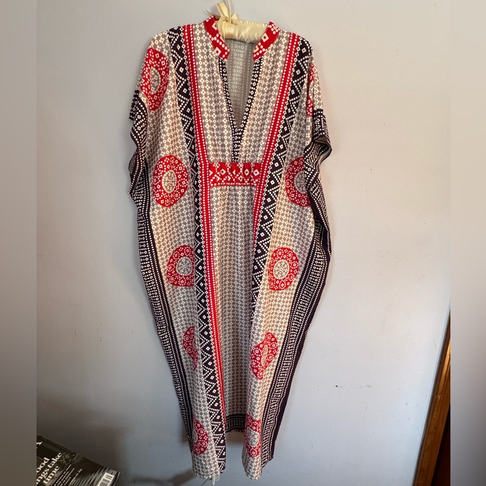 Butterfly Caftan Beach Coverup Dress